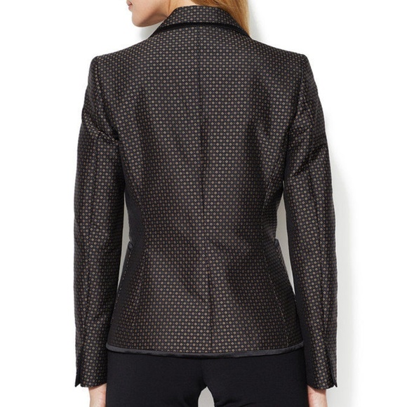 Les Copains Patterned Corset Trim Blazer - Picture 2 of 6